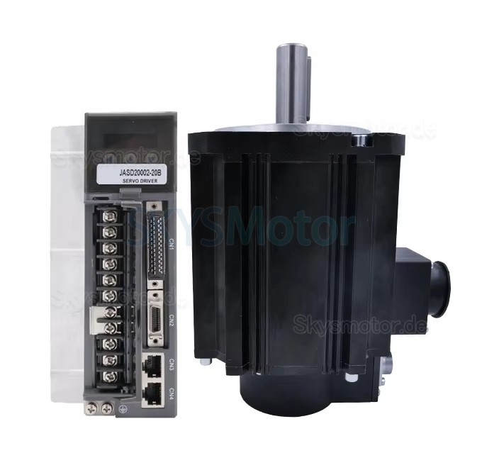 2,0KW AC Servomotor Kit 130JASM520220K-17B+JASD20002-20B 9,55N.m 220V 2000U/min 10,2A mit JASD20002-20B Servomotor Steuerung
